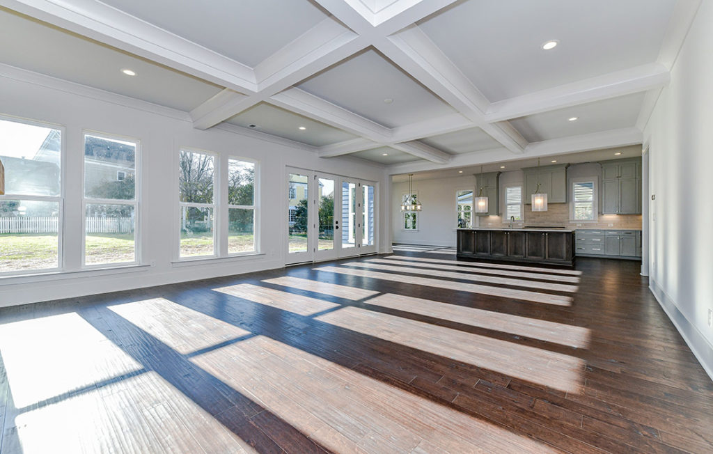 Living Room & Kitchen Open Concept Luxury Homebuilder Barringer Homes