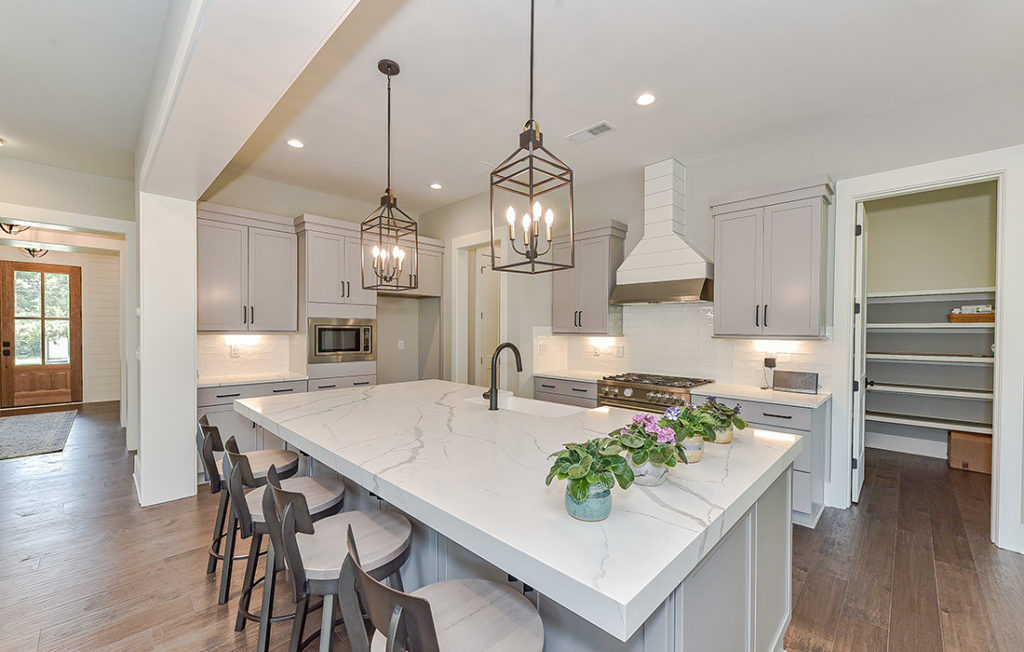 White Kitchen Design Luxury Homebuilder Barringer Homes