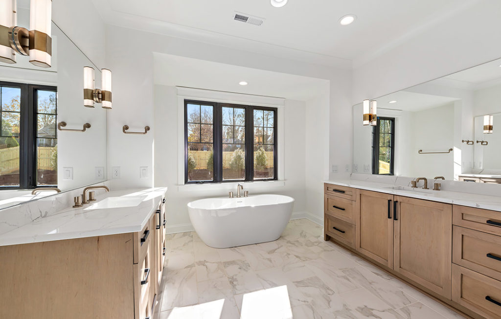 Luxury Master Bath and Interiors Barringer Homes